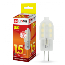 Лампа светодиодная LED-JC-VC 1.5Вт 12В G4 3000К 95Лм IN HOME