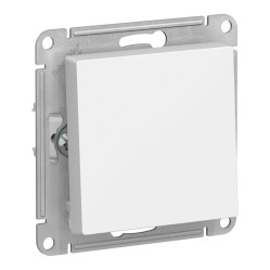 Выключатель 1-клавишный Schneider Electric ATLASDESIGN, скрытый монтаж, белый