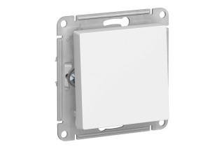 Выключатель 1-клавишный Schneider Electric ATLASDESIGN, скрытый монтаж, белый
