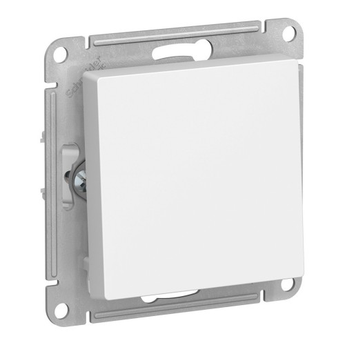 Выключатель 1-клавишный Schneider Electric ATLASDESIGN, скрытый монтаж, белый