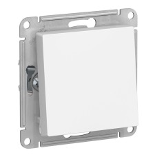 Переключатель 1-клавишный Schneider Electric ATLASDESIGN, скрытый монтаж, белый