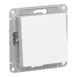 Переключатель 1-клавишный Schneider Electric ATLASDESIGN, скрытый монтаж, белый