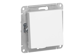 Переключатель 1-клавишный Schneider Electric ATLASDESIGN, скрытый монтаж, белый