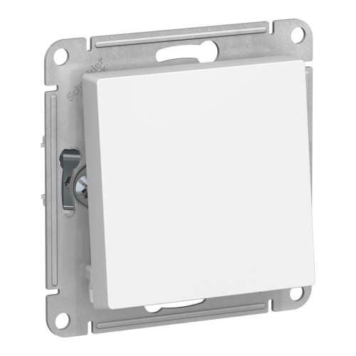 Переключатель 1-клавишный Schneider Electric ATLASDESIGN, скрытый монтаж, белый