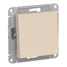 Переключатель 1-клавишный Schneider Electric ATLASDESIGN, скрытый монтаж, бежевый