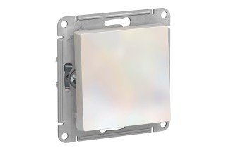 Выключатель 1-клавишный Schneider Electric ATLASDESIGN, скрытый монтаж, жемчуг