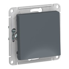 Выключатель 1-клавишный Schneider Electric ATLASDESIGN, скрытый монтаж, грифель