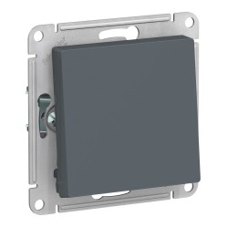 Переключатель 1-клавишный Schneider Electric ATLASDESIGN, скрытый монтаж, грифель