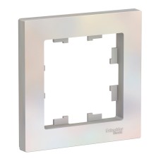 Рамка 1 пост Schneider Electric ATLASDESIGN, жемчуг